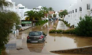 Испанские курорты страдают от дождей