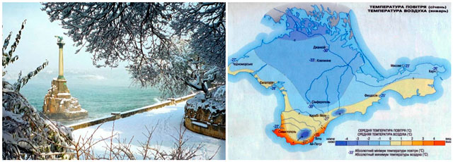 Погода в Крыму по месяцам и температура воды
